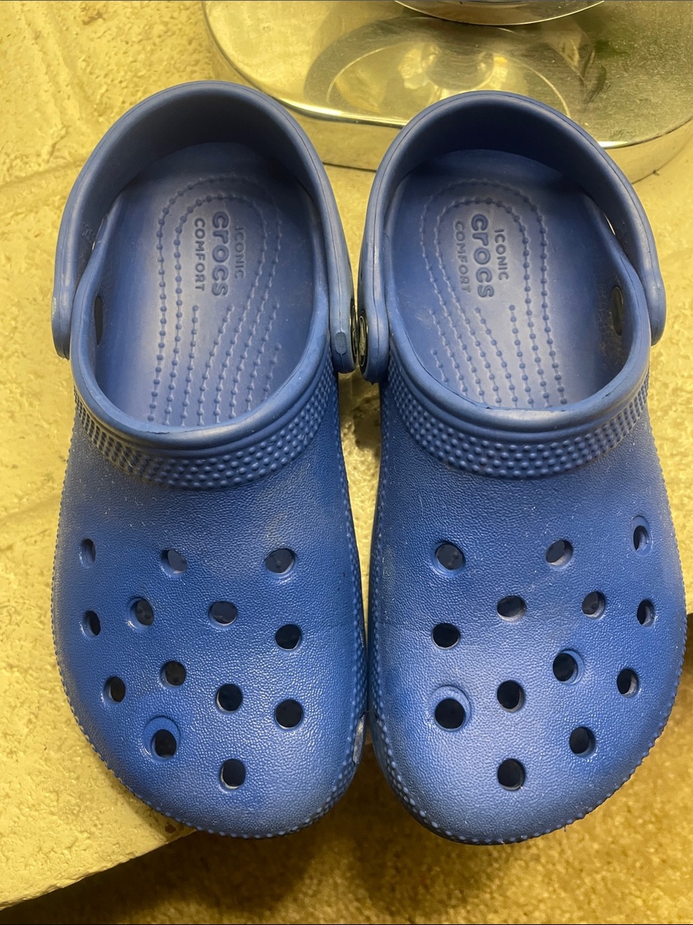 CROCS Kids' Blue Classic Clog Sandals